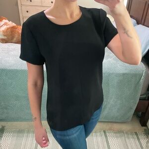 J Crew Classic Black Women's Short sleeve Top